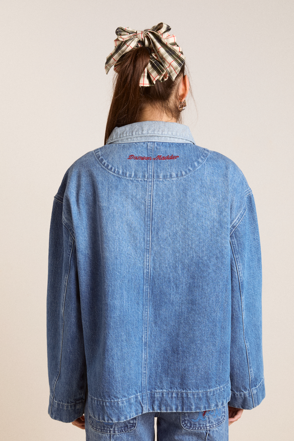 Damson Madder Scarlett Rugby Shirt - Bayou Wash