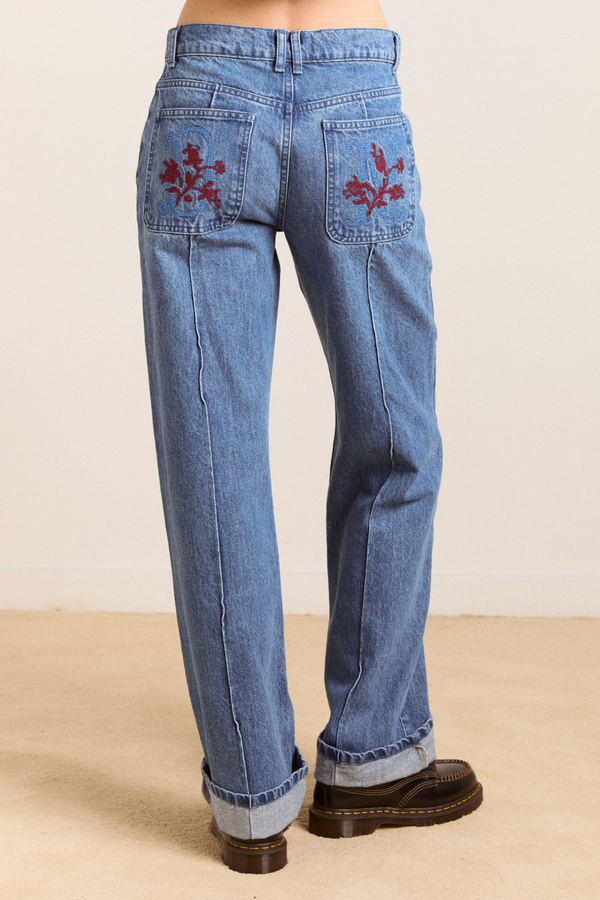 Damson Madder Sylvie Jeans - Bayou Wash