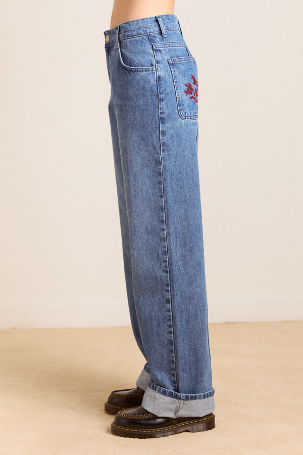 Damson Madder Sylvie Jeans - Bayou Wash