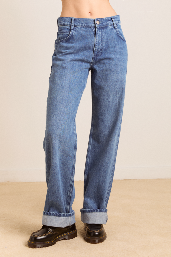 damson madder sylvie jeans - bayou wash