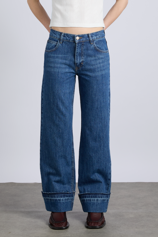 Damson Madder Sylvie Jeans - Mid Wash
