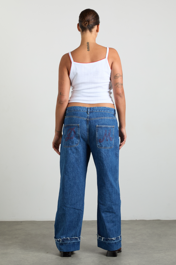 Damson Madder Sylvie Jeans - Mid Wash