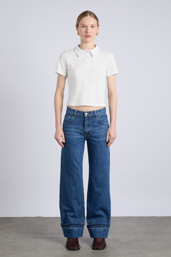 damson madder sylvie jeans - mid wash