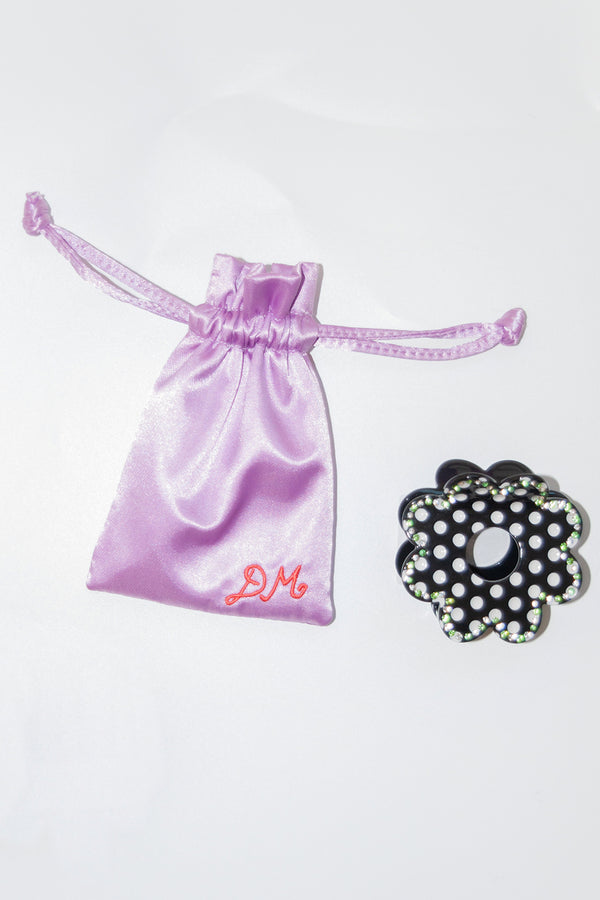 Damson Madder Recycled Acetate Daisy Spot Hair Clip