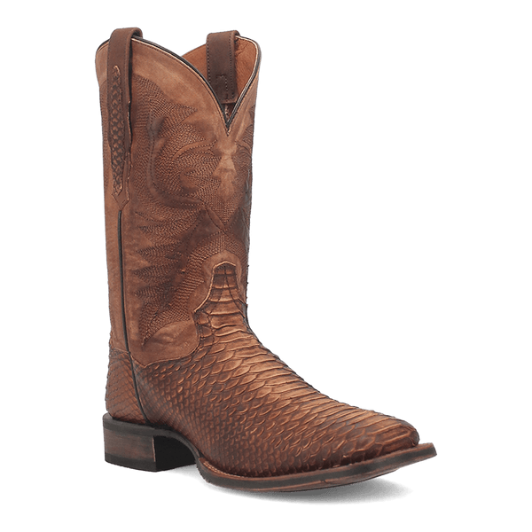 dan post boots KA FAUX PYTHON PRINT LEATHER