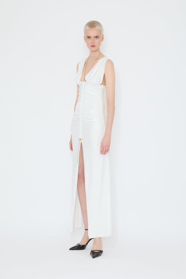 danamé ADRIANA MAXI DRESS Ivory