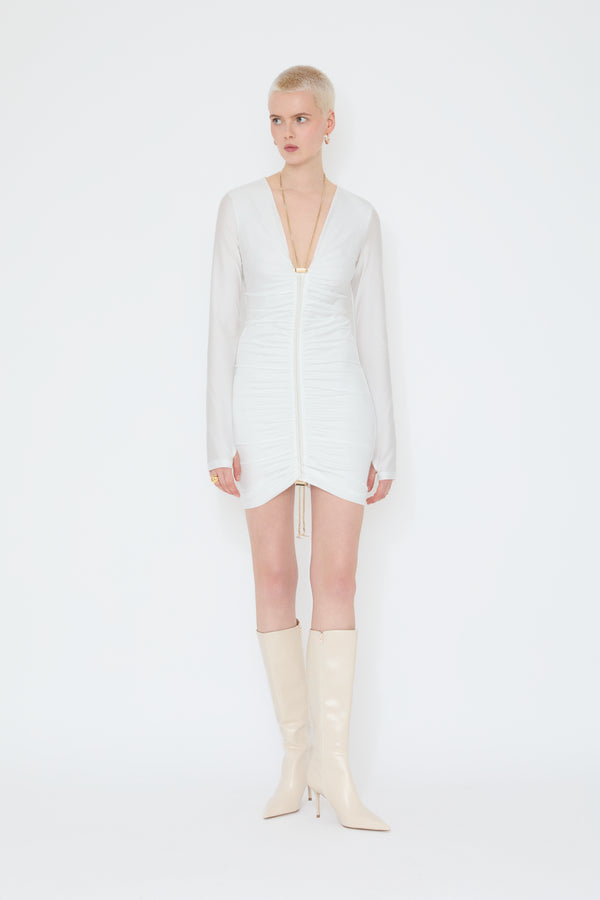 danamé CAMILLE DRESS Ivory