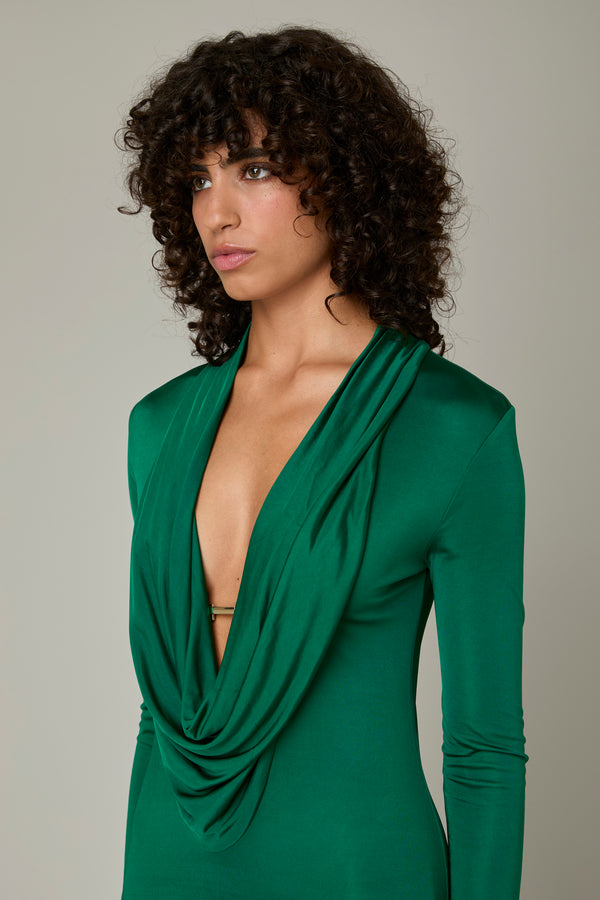 Danamé ELEANOR MAXI DRESS Forest Green