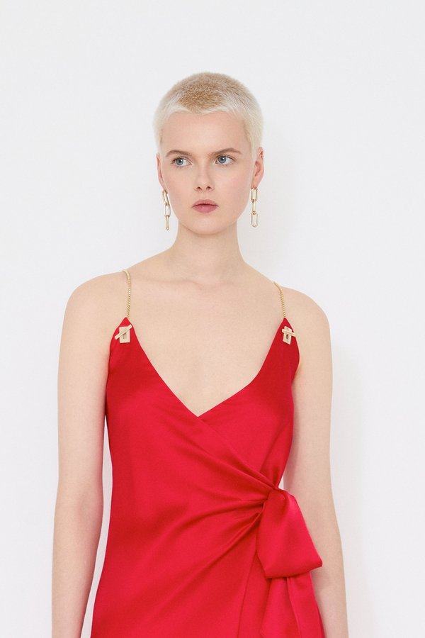 Danamé ELIANA DRESS Bright Red