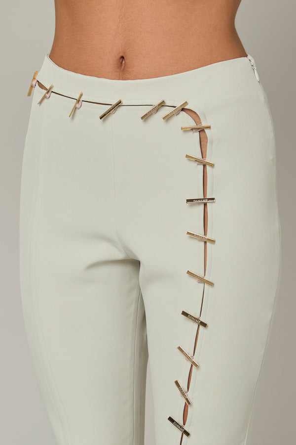 Danamé EVELYN PANTS Oyster White