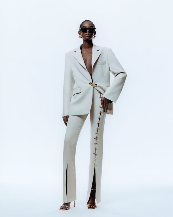 Danamé EVELYN PANTS Oyster White