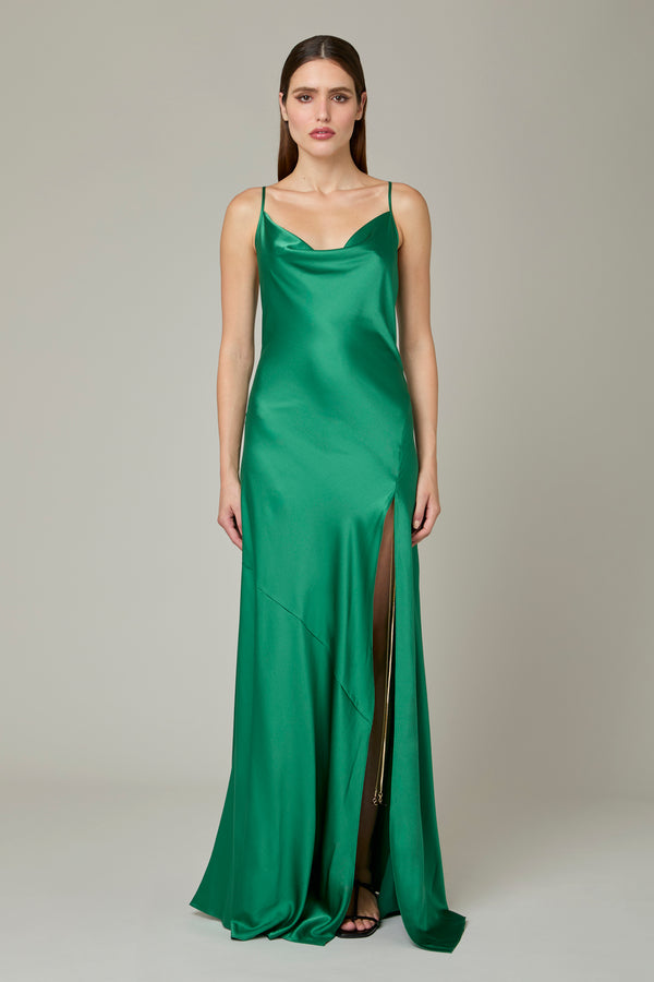 danamé GABRIELLE DRESS Forest green