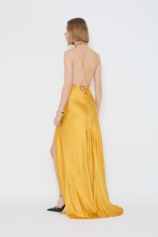 Danamé GABRIELLE DRESS Mustard Yellow