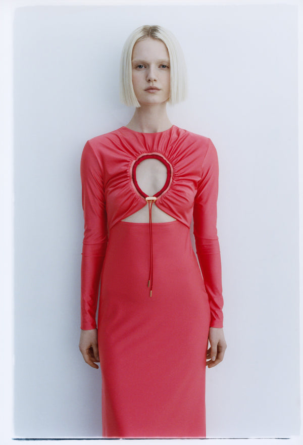 Danamé GENIS DRESS Pinkish Red