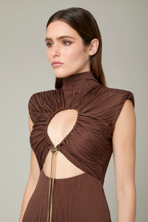 Danamé GENIS JUMPSUIT Chocolate