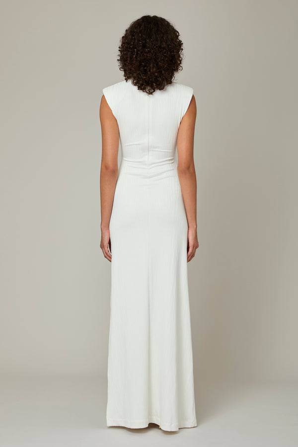 Danamé GENIS VISCOSE DRESS Ivory