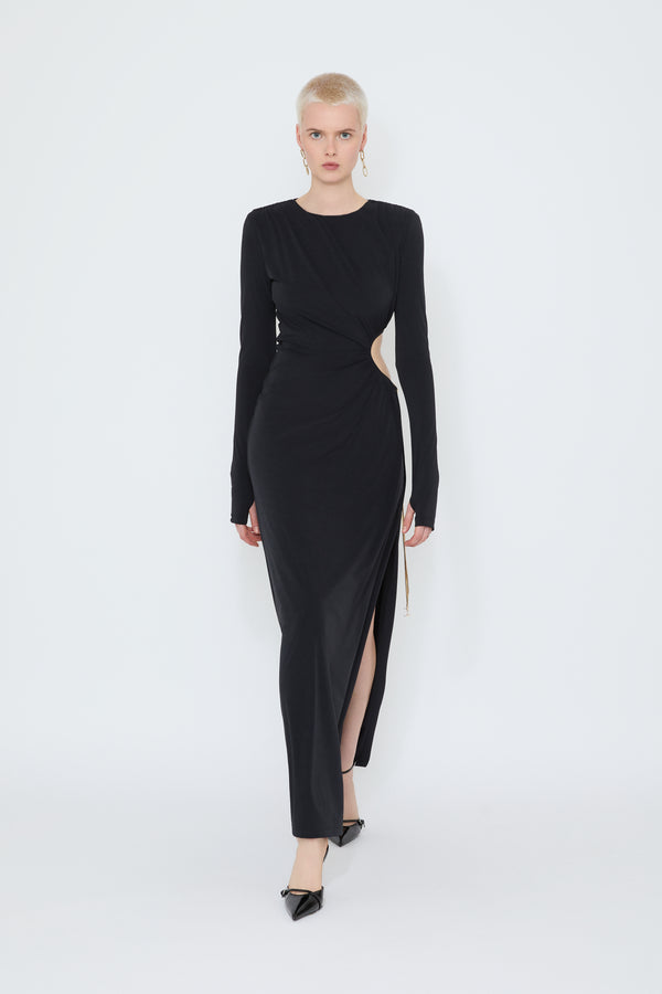 danamé OCTAVIA DRESS Black