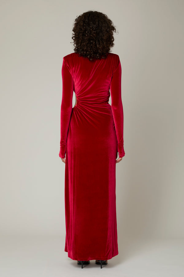 Danamé OCTAVIA DRESS Ruby Red