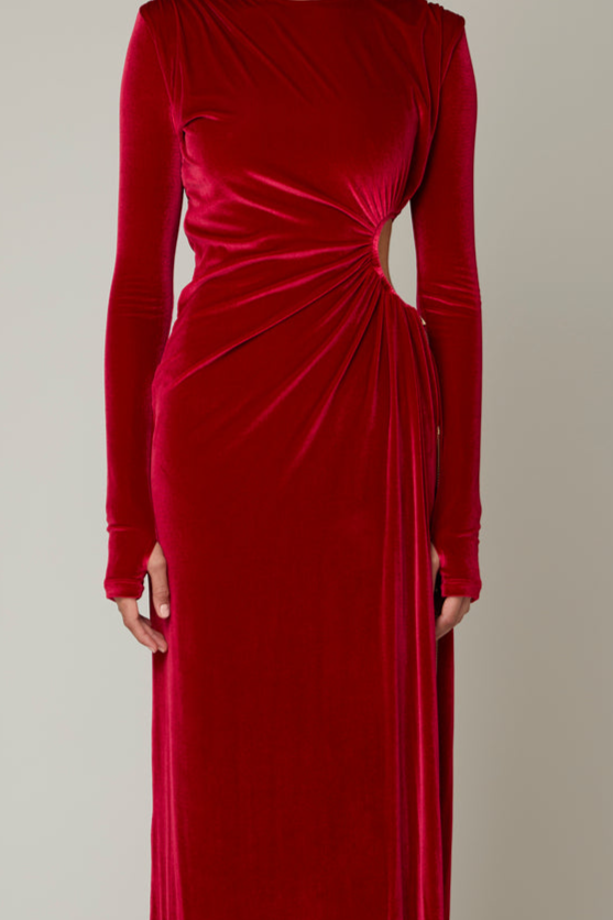Danamé OCTAVIA DRESS Ruby Red