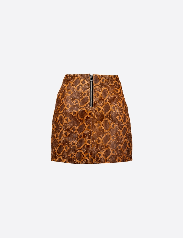 Dancassab DANCASSAB Eartha Engraved Python Brown