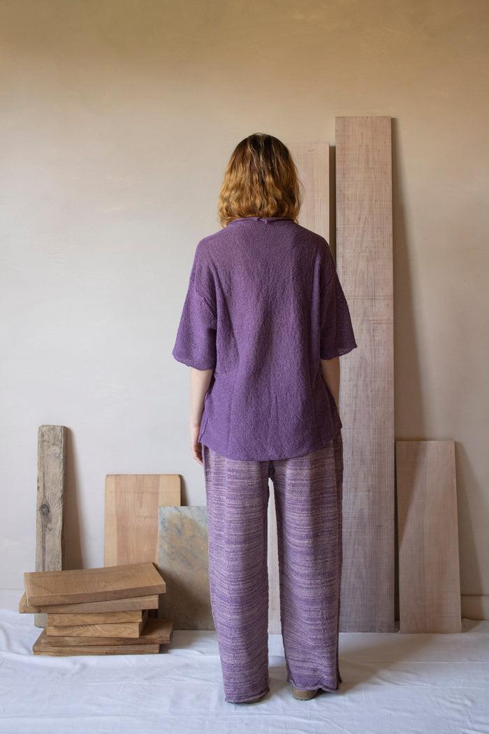Daniel Andresen Bosana Loose Fit T-shirt Lila