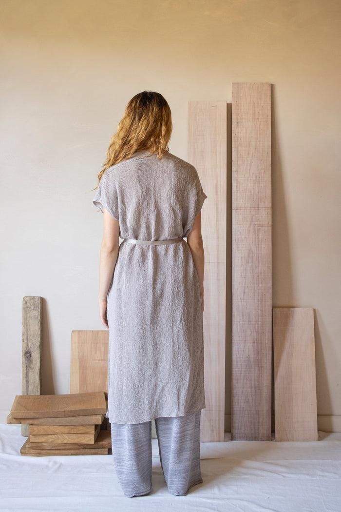 Daniel Andresen Botein Wrap Dress With Belt Silver