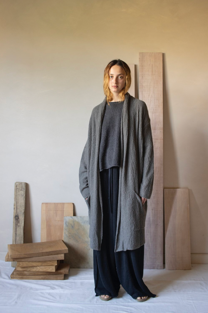 Daniel Andresen Gar Loose Fit Cardigan Ferro