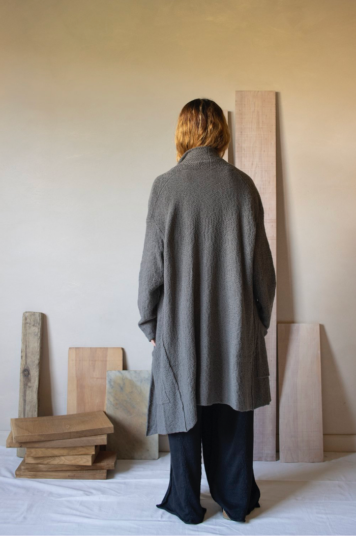 Daniel Andresen Gar Loose Fit Cardigan Ferro