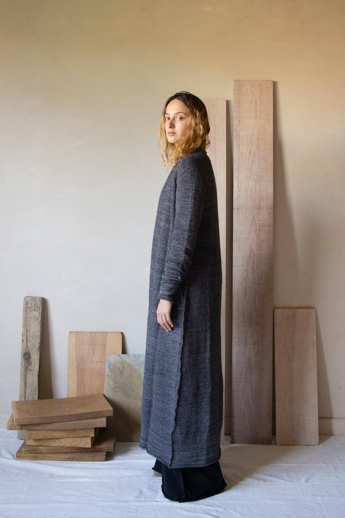 Daniel Andresen Karaka Long Cardigan Charcoal