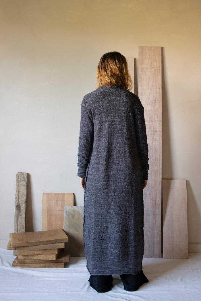 Daniel Andresen Karaka Long Cardigan Charcoal