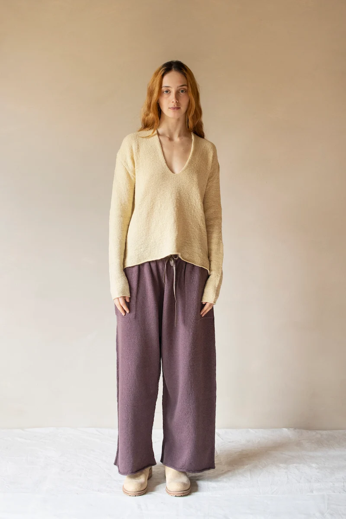Daniel Andresen Lavender V-neck Pullover