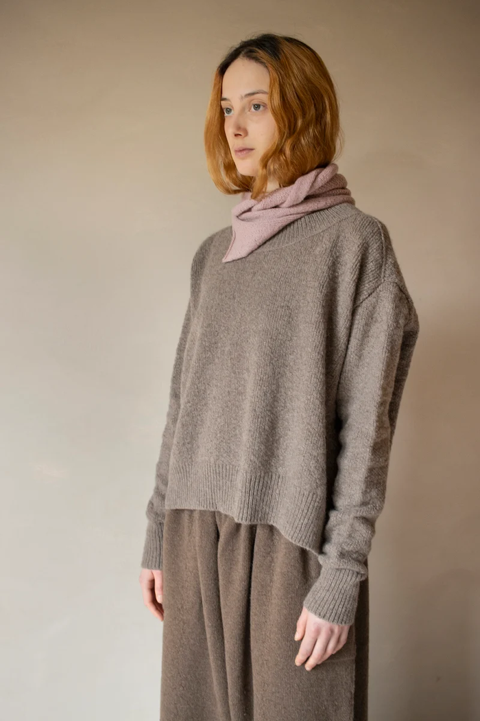 daniel andresen Mace rib crew neck pullover