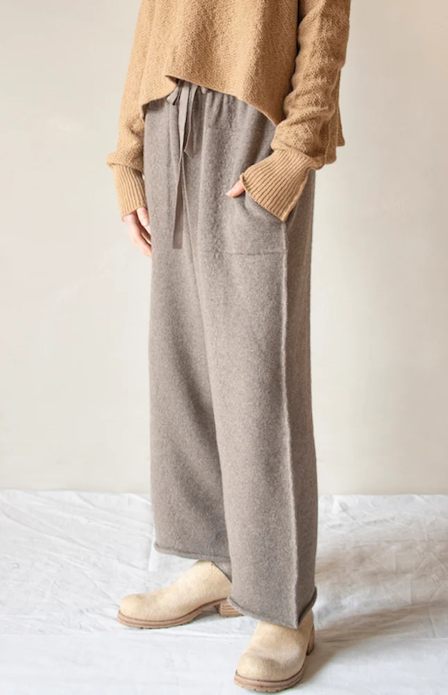 daniel andresen Mustard wide trousers with pockets