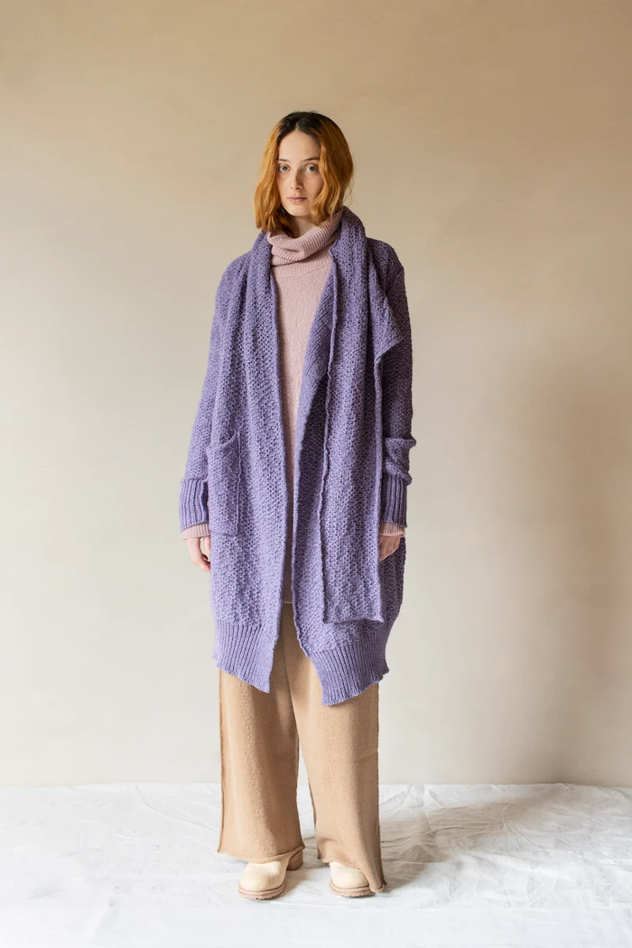 Daniel Andresen Poppy Scarfed Wrap Cardigan