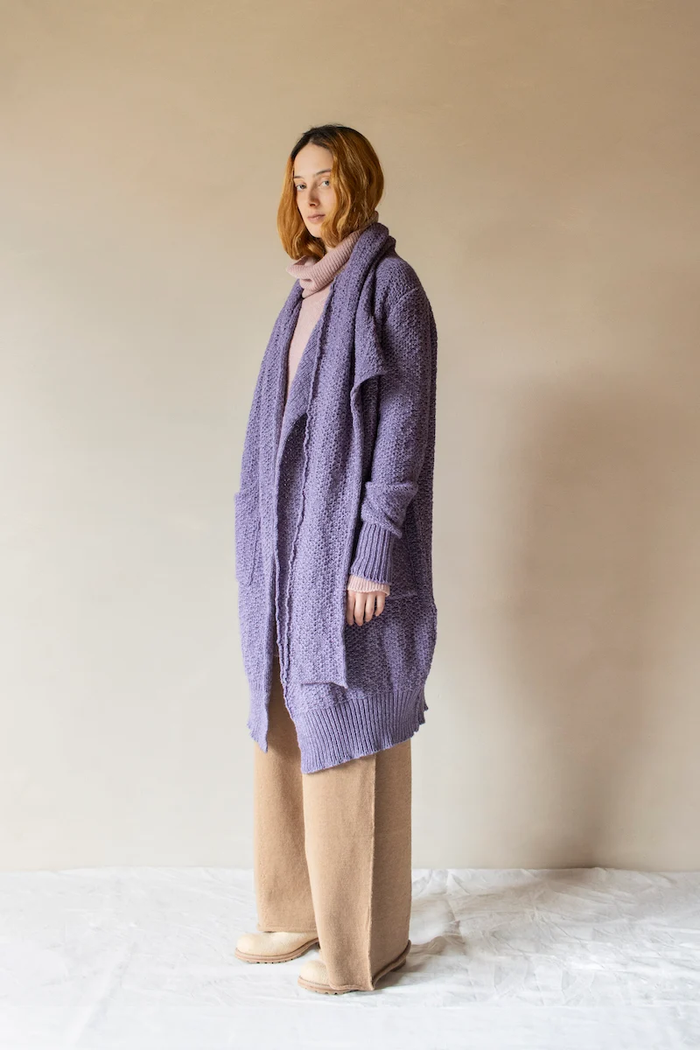 Daniel Andresen Poppy Scarfed Wrap Cardigan