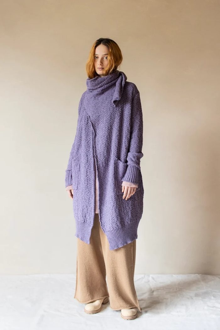 daniel andresen Poppy scarfed wrap cardigan