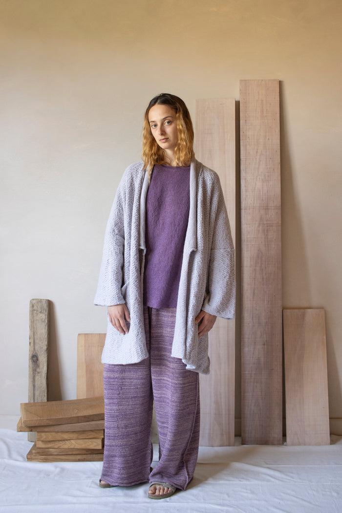 daniel andresen Salm kimono style cardigan lilas