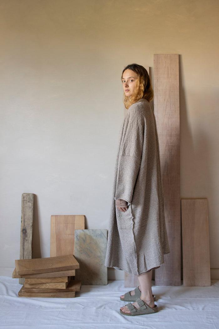 Daniel Andresen Kuma Long Kimono Style Cardigan Desert