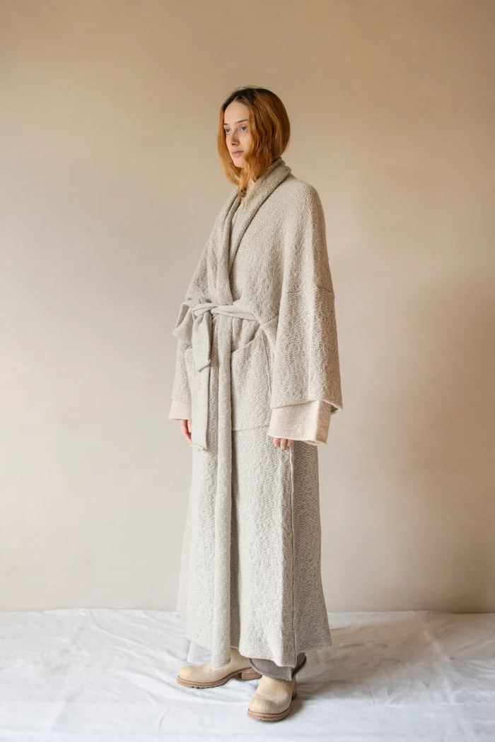 Daniel Andresen Monarde Long Kimono Cardigan With Belt