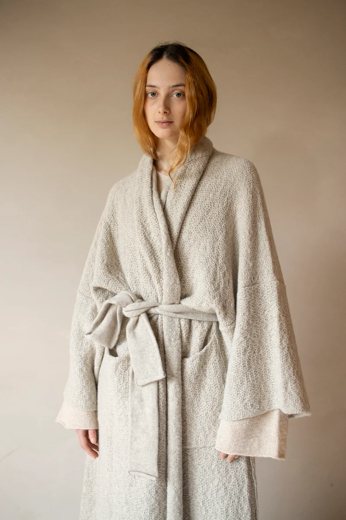 daniel andresen Monarde long kimono cardigan with belt
