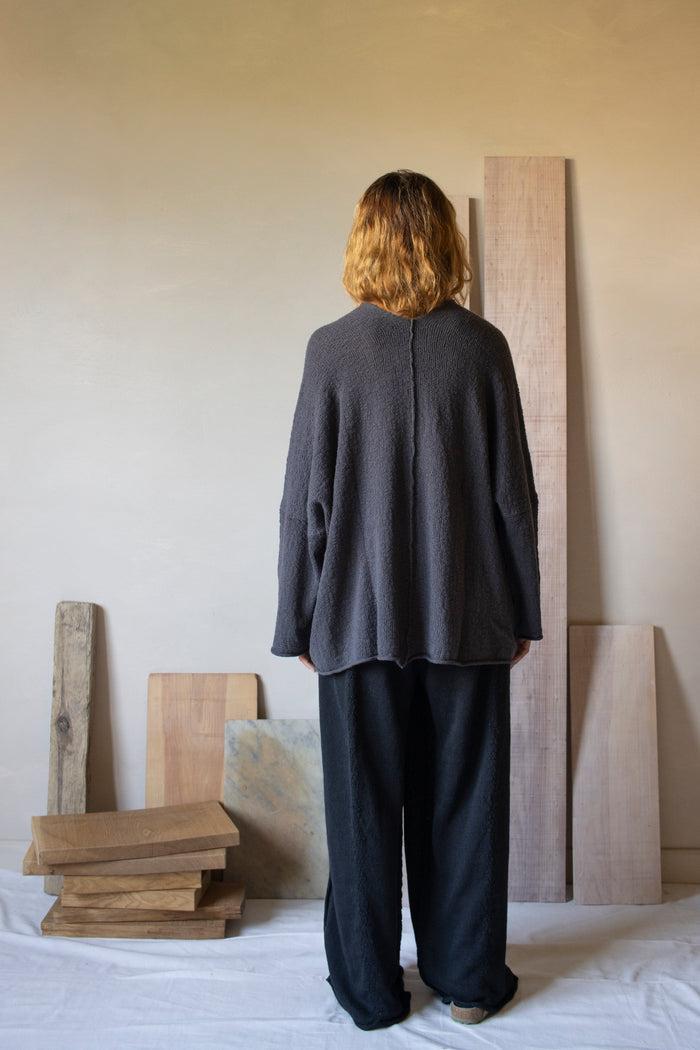 Daniel Andresen Pollux Kimono Sleeve Pullover Charcoal