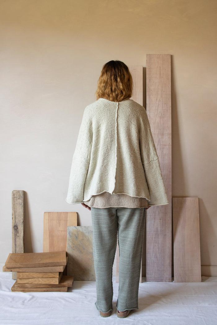 Daniel Andresen Sargas Short Kimono Sleeve Cardigan Pistache