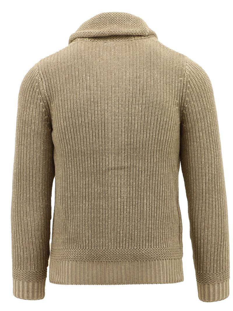 Daniel Hechter Beige Ribbed Knit Cardigan