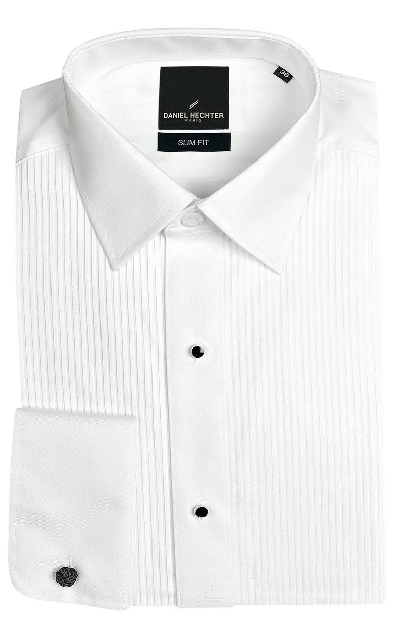 daniel hechter Frill 5WT White Dinner Shirt Shirt