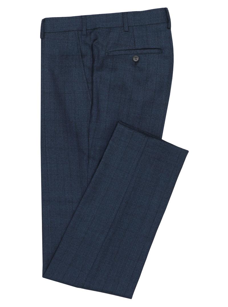 Daniel Hechter Lisbon Edward Blue Checked Suit