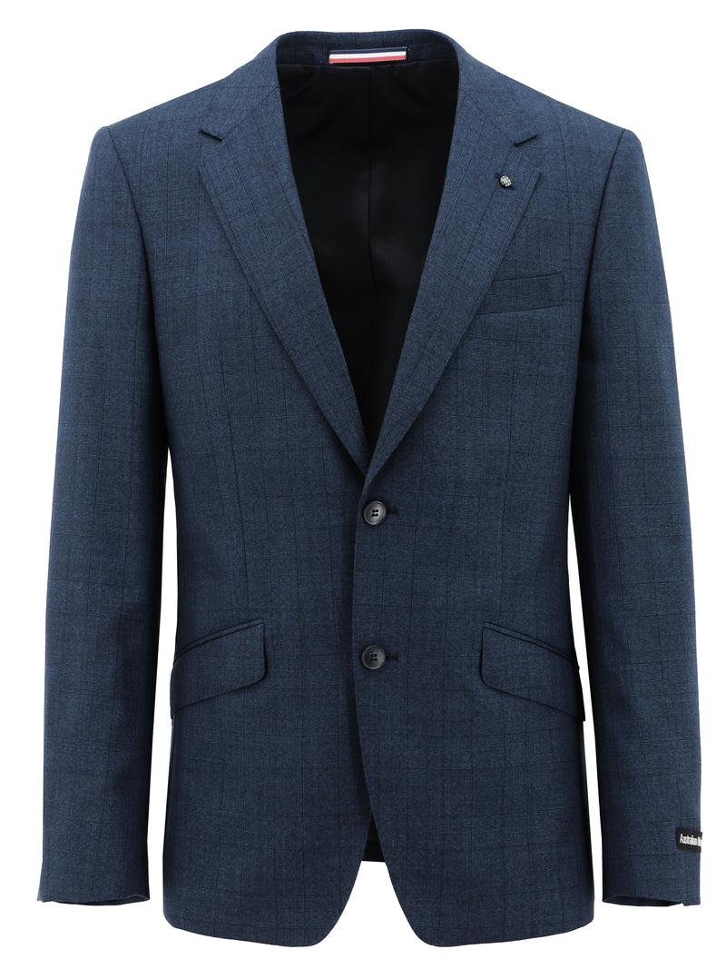 daniel hechter Lisbon Edward Blue Checked Suit