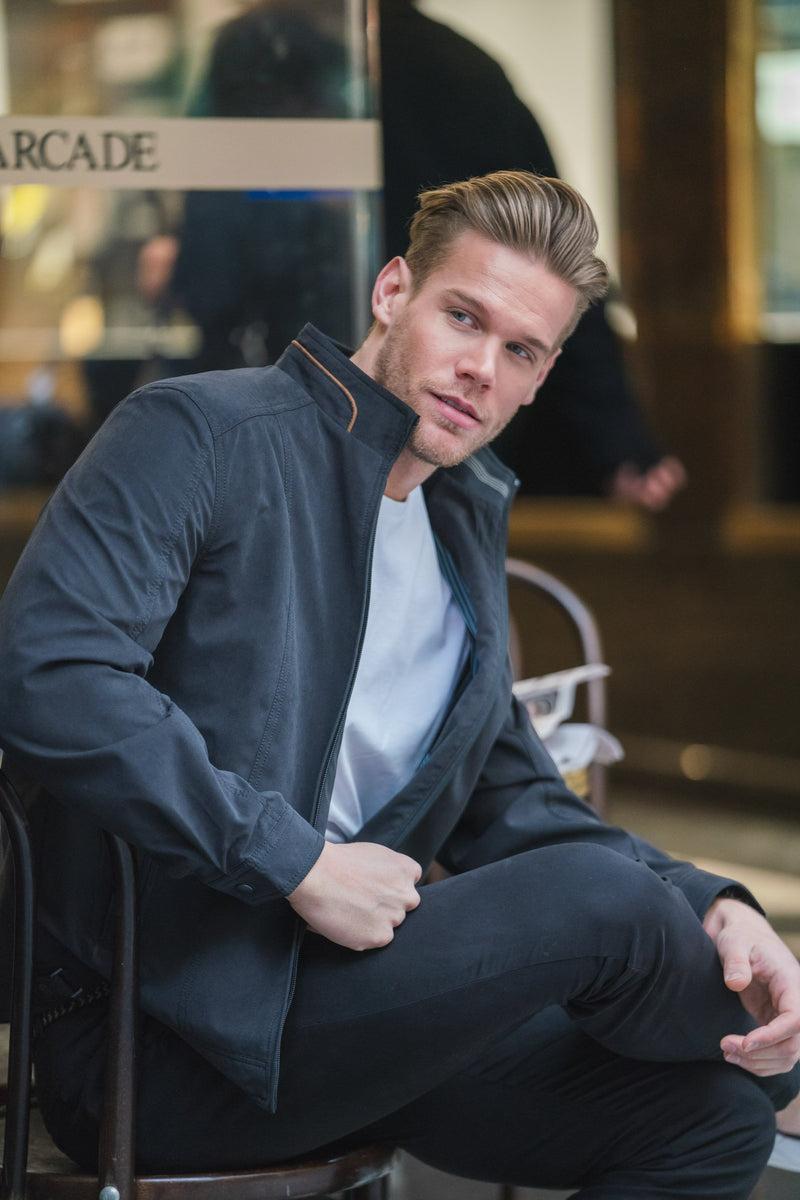 Daniel Hechter Moss Navy Jacket Outerwear