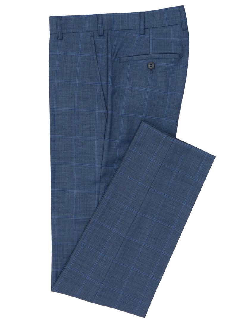 Daniel Hechter Napoli Edward Blue Checked Suit