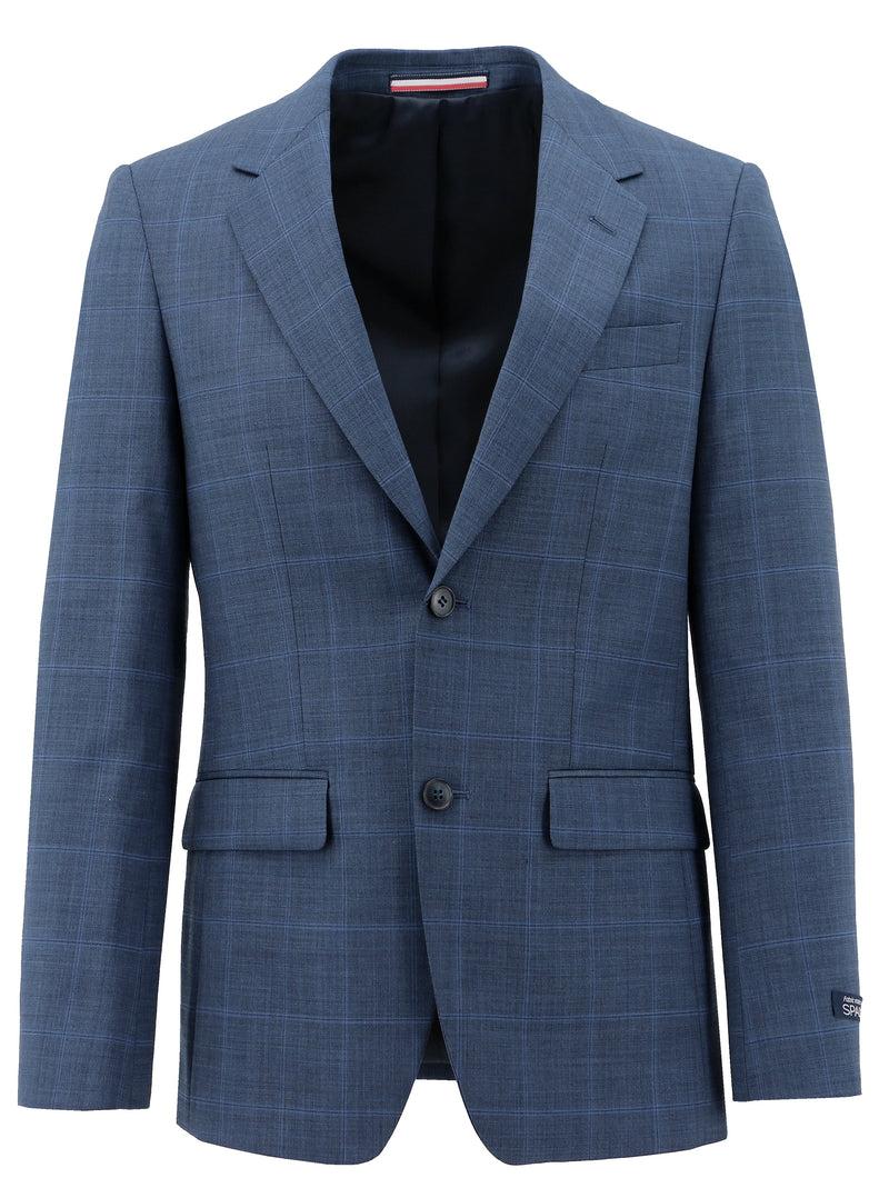 daniel hechter Napoli Edward Blue Checked Suit