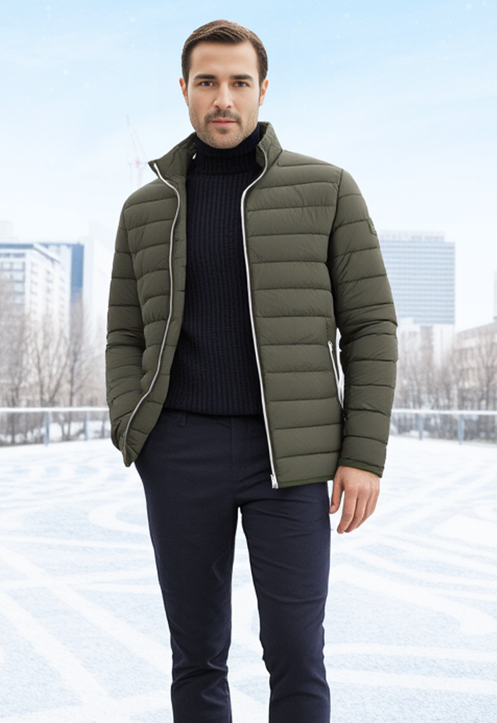 Daniel Hechter Olive Puffer Parker